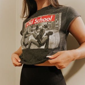 Old School Batman muscle tee